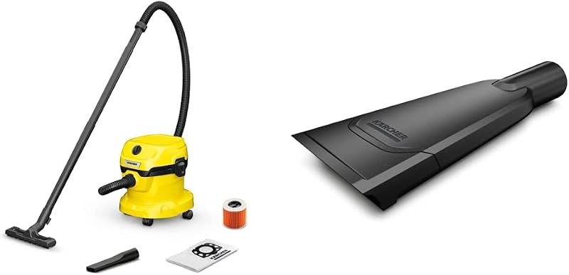 Kärcher WD 2 Plus Wet and Dry Vacuum Cleaner 1000 W 12 L Car Nozzle