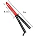 FECEDY 2pcs Red Black Practice Tool Stainless Steel Chain pattern Trainer with Spring Latch for CS GO Training,No sharp,No blade