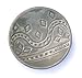 Gray Ring Dish - Handmade Jewelry Bowl with stamped geometric pattern and light grey glaze