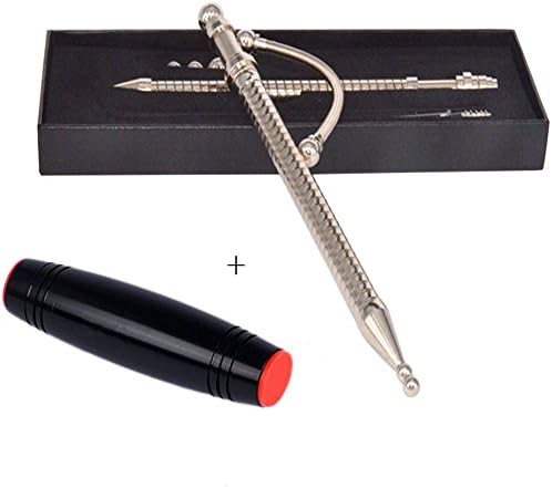 Maudre Fidget Magnetic Toy Pen with Flip Tumbler Desktop Fidget Rolling Stick ,Autism Stress Reducer Relieves ADHD Anxiety and Boredom Pack for Kids Teens Adults