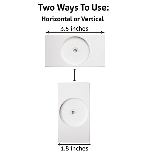 4 Packs Baby Gate Wall Protector - Protect Walls & Doorways from Pet & Dog Gates, for Child Pressure Mounted Stair Safety Gate - No Safety Hazard on Bottom Spindles - Saver