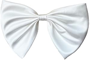 saqulopr Add on Bow for Wedding Dress Decoration Detachable Satin Bowknot
