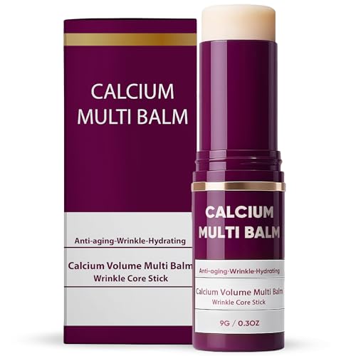Layla Mae Calcium Volume Multi Balm Stick - Anti-Wrinkle Face Lift Firming & Tightener Skincare - Wrinkles Smooth Skin Eye Lip & Neck Care Hydrating Moisturizing Multi-Balm with Collagen