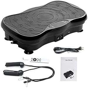 Hmvlw Fitness Equipment Home Fitness And Weight Loss Whole Body Vibration Machine With Handle Resistance Band, Built-in…