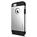 Spigen Tough Armor iPhone SE Case with Extreme Heavy Duty Protection and Air Cushion Technology for iPhone SE 2016 - Satin Silver