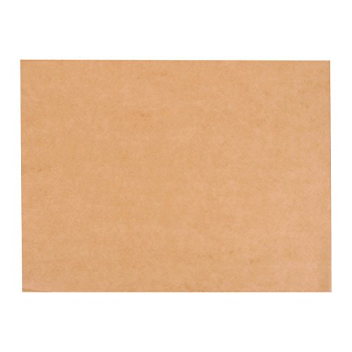 200 Count Precut Parchment Paper NonStick Baking Parchment Sheets, Brown, 12 x 16 Inches