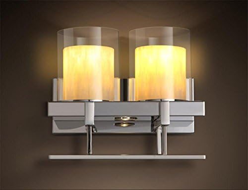 KDLD Wall Lights ® Modern LED Wall Lights Wall Lamp Wall Sconce Stainless Steel Glass Candle Holder for Bedroom Living Room and Kitchen
