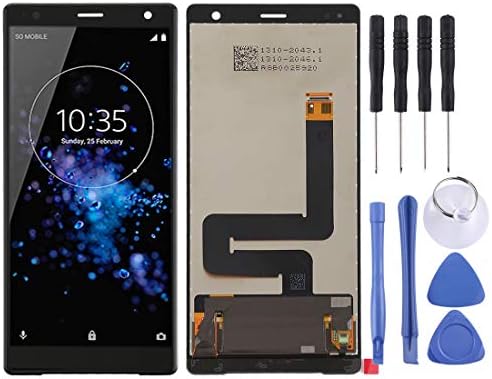 CAIFENG Repair Replacement Parts LCD Screen and Digitizer Full Assembly (New) for Sony Xperia XZ2(Black) Phone Spare Parts (Color : Black)