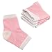 Healthcom 2 Pairs Spa Moisturising Silicone Gel Heel Socks Gel Lined Toeless Spa Socks for Dry Hard Cracked Skin Moisturizing Open Toe Comfy Recovery Socks,Pink