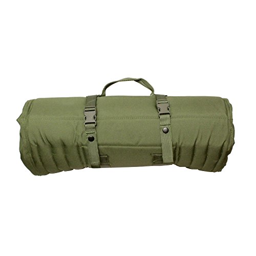 Redneck Convent OD Green Shooters Mat Padded Roll Up Mat, 1/2in Pad