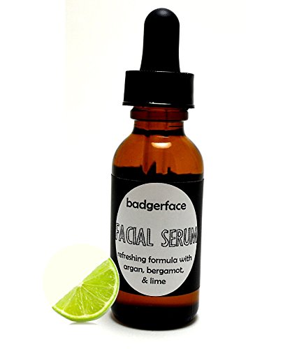 Oily Skin Control Facial Oil Serum. Argan Oil for Face with Bergamot, Geranium and Lime 1 oz. Natural Face Moisturizer to Balance and Tone Skin.