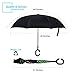 ZOMAKE Inverted Umbrella, Double Layer Reverse Umbrella Large Upside Down Umbrella with UV Protection, Windproof Inside Out Umbrella for Women with C-Shaped Handle