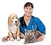 E-KOMG Dog Cone After Surgery, Protective Inflatable Collar, Blow Up Dog Collar, Pet Recovery Collar for Dogs and Cats Soft (L)
