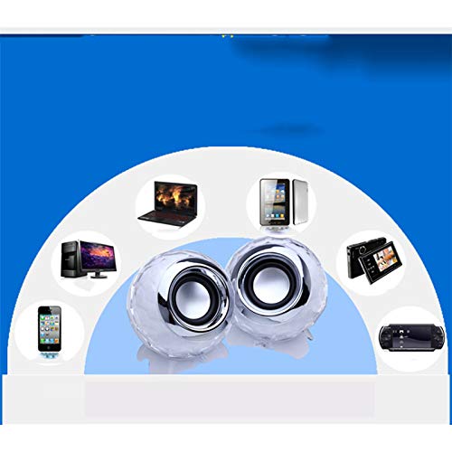 Byx- Notebook Desktop Speaker -USB Mini Speaker Heavy Subwoofer Multimedia Sound Speaker (Color : D)