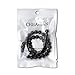 CHEAVIAN 45PCS 8mm Natural Black Obsidian Gemstone Round Loose Beads Crystal Energy Stone Healing Power for DIY Jewelry Making 1 Strand 15