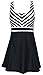 Women's One Piece Tankini Plus Size Swimdress Sailor Vintage Swimsuit