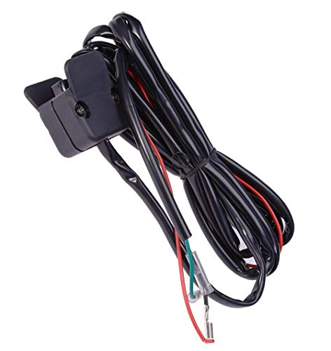 12V Winch Rocker Thumb Switch with Mounting Bracket Handle Bar Control Switch for KFI, WARN, Ramsey, SUPERWINCH, Mile Marker, etc