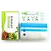 Zonegrace Sous Vide Bags 45 Reusable Vacuum Food Storage Bags for Anova and Joule Cookers - 3 sizes Sous Vide Bag Kit with Pump - 4 Sealing Clips for Food Storage and Sous Vide Cooking