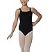 Arshiner Girls Ballet Dance Leotards Straps Back Camisole Tank Leotard Gymnastics Dancewear for Kids Black