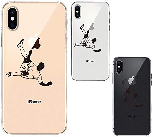 iPhoneX Transparent soft Case Anti-Scratch Clear Soccer overhead kick!