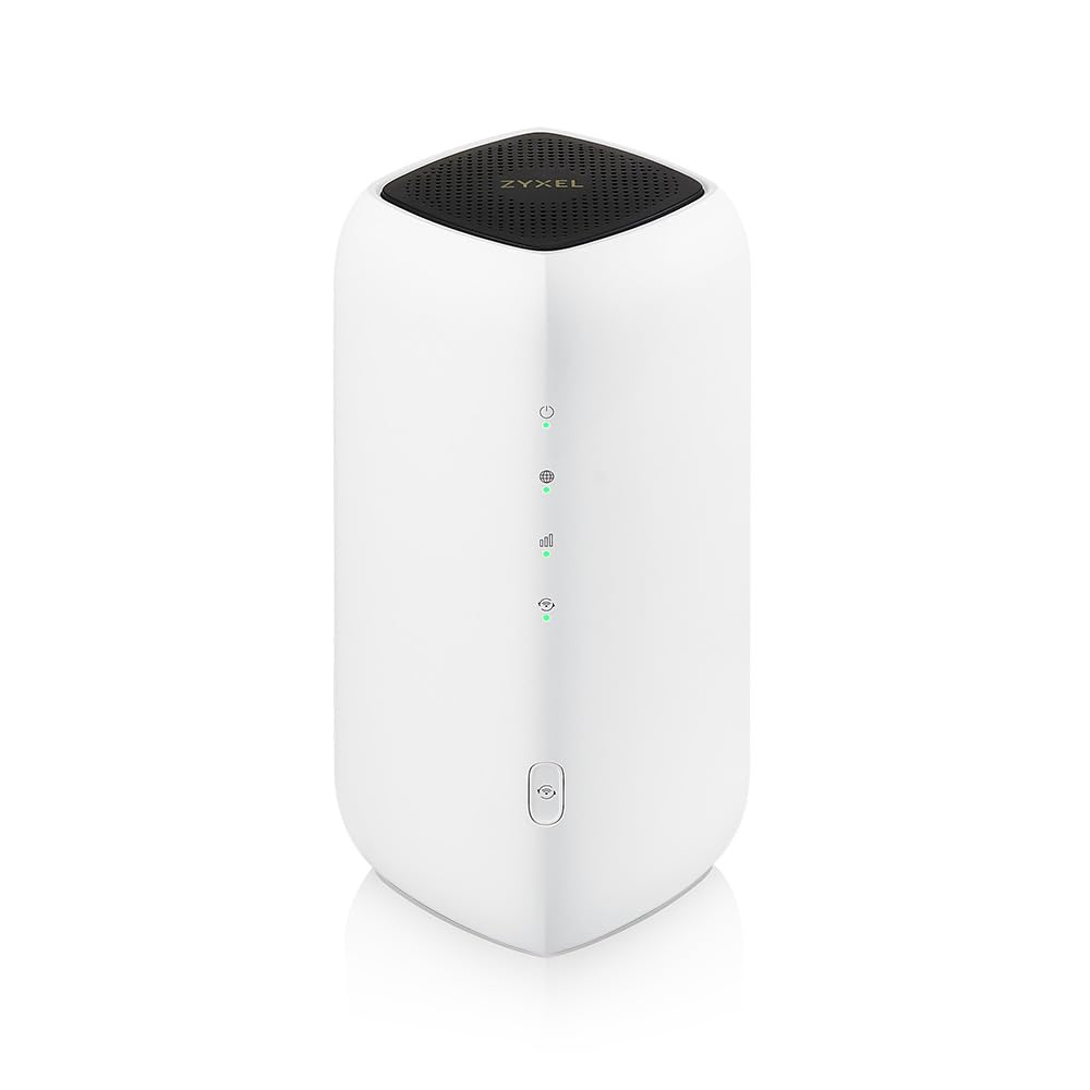 Zyxel 5G Nr 4.67 Gbps Indoor Router | Ax1800 WiFi 6 Router | Nebula Cloud Management | Partagez Le WiFi Avec 64 Appareils | Dual Wan Failover | Ports Lan Gigabit [Nebula Fwa505]