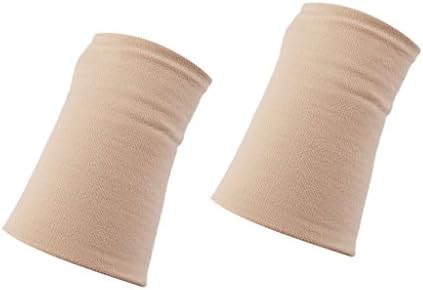 Yuchoi Elastic Wrist Hand Support Braces Carpal Tunnel Tendonitis Relief (S, Nude)