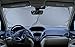 EPAuto Car Windshield Sun Shade - UV Ray Deflector for Full-Size Sedan / SUV / Jeep / Minivan Vehicle Cool and Damage Free (63 x 34 Inches)
