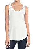 Shamaim Womens Solid Modal Tank Top