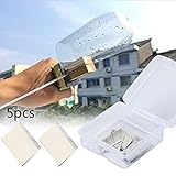 Tiptiper Plastic Bottle Cutter, 5Pcs Plastic Bottle Cutter Machine Cutting Recycle Blade Accessories, DIY Hand Portable Smart Bottles Rope Tools