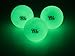 R&L Night Golf Balls Glow in the Dark - Tournament Fluorescent Golf Ball- Long Lasting Bright Luminous Balls Rechargeable with Sunlight or UV Flashlight - Included (12 Pack)