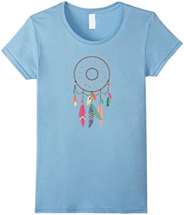 Womens Bohemian Dreamcatcher Feather Boho Tribal Native American XL Baby Blue