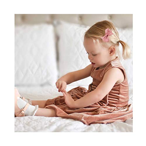 50PCS Hair Bows Clips for Fine Hair 2inch Tiny Grosgrain Ribbon Baby Bows Alligator Hair Clips Fully Lined for Infants Newborns Toddlers