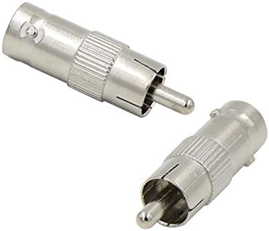 HIGHROCK BNC Female Jack to RCA Male Plug Coax Cable Adapters Straight Connector(10PC)