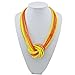 Bocar Statement Beaded Multilayer Chunky Bib Knot Necklace for Women