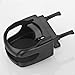 1pc Black Hard Clip-on Two Clips Fixed On Car Existing Air Conditioner Vent Mount Insert Soft Drink Beverage Water Coffee Cup Bottle Can Stand Holder Universal For SUV Trunk Vehicle Automobile