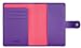 SimpacX Leather Passport Holder Wallet Cover Case Travel Wallet RFID Blocking 12 Contract Colors (Purple)
