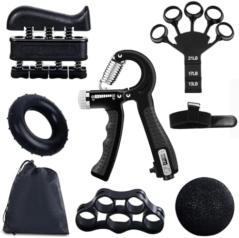 SUCITY Pack Hand Grip Strengthener Trainer Kit Hand