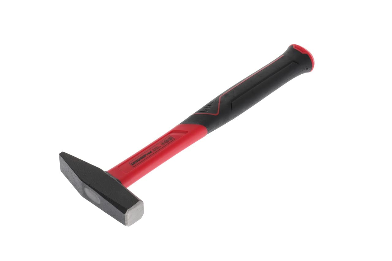 GEDORE red Engineer’s hammer with fibreglass handle, 300 g head weight, Hammer with fibreglass handle, Tool, Forged, R92120012