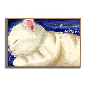 Framed Canvas Wall Art for Living Room, Bedroom Dreamland Theme Canvas Prints for Modern Home Decoration Ready to Hang - 16"x24" inches