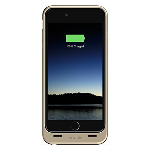 mophie juice pack - Protective Battery Case for iPhone 6 Plus / 6s Plus (2,600mAh) - Gold (Certified Refurbished)