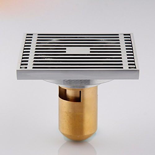 HGTYU-All copper deodorant floor drain shower floor drain cover deep water sealing floor drain deodorization insect control anti blocking large displacement floor drain