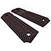 EXEL Cool Hand 1911 Full Size G10 Slim Grips, 3/16 Thin, Big Scoop, Ambi Safety Cut, OPS Texture, These Grips Only Work with Short Bushings, Red/Black, HH1S-J1S-15