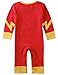 A&J Design Baby Boys' The Flash Long Sleeve Romper