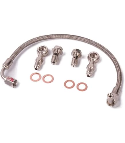 DUZFORET Tubo Di Ritorno Olio Turbocompressore In Acciaio Inox Per Mini Cooper R55 R56 R57 R58 R59 Countryman (2007-2018)