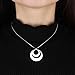 Personalized 2 Disc Name Necklace Engraved Mothers Charm Pendant Necklace Friendship Gifts for Women