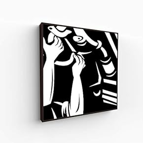Canvas Wall Art for Living Room, Bedroom Silence Framed Canvas Prints for Home Decoration Ready to Hang - 16x16 inches