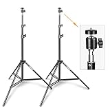 Emart 6.2ft VR Gaming Stand with Adjustable Vive Mini Ball Head for Video, HTC Vive VR, Portrait, Product Photography, etc. (2 Pack)