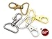 CRAFTMEMORE Swivel Lobster Claw Clasps Classic Trigger Snap Hooks CS10 Purse Landyard Clip 5/8