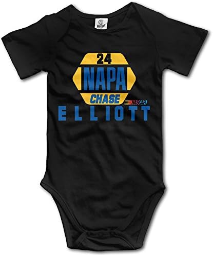 Black Baby's NAPA Chase Elliott Action Racing 24 Car Sleveless Romper Jumpsuit