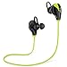 TOTU Bluetooth Headphones, V4.1 Stereo Noise Isolating Sports Sweatproof Headset with Mic for iPhone 7 Samsung Galaxy S7 and Android Phones [Upgraded Version], Black … (Green)